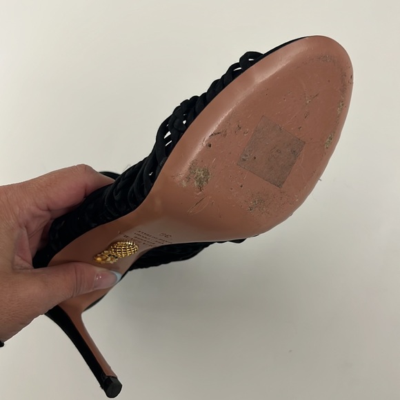 Aquazzura Goddess Strappy Sandals Size 38 - Picture 14 of 15